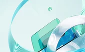 Layered translucent forms symbolize clarity, innovation, and the simplification of complex ideas into fluid design