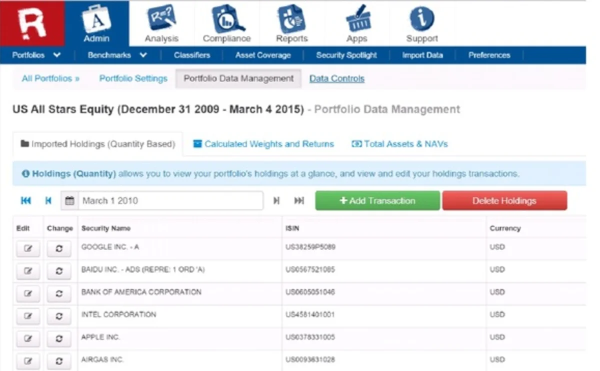 StatPro Releases Upgraded Revolution Data Model - WatersTechnology.com