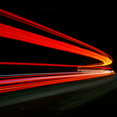 light in tunnel