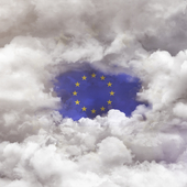 Europe, Flag, Waving, Cloud - Sky, Backgrounds