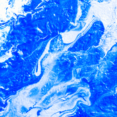 blue and white up close abstract watercolor painting