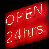 24 hours sign