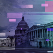 Digital politics - stock photo